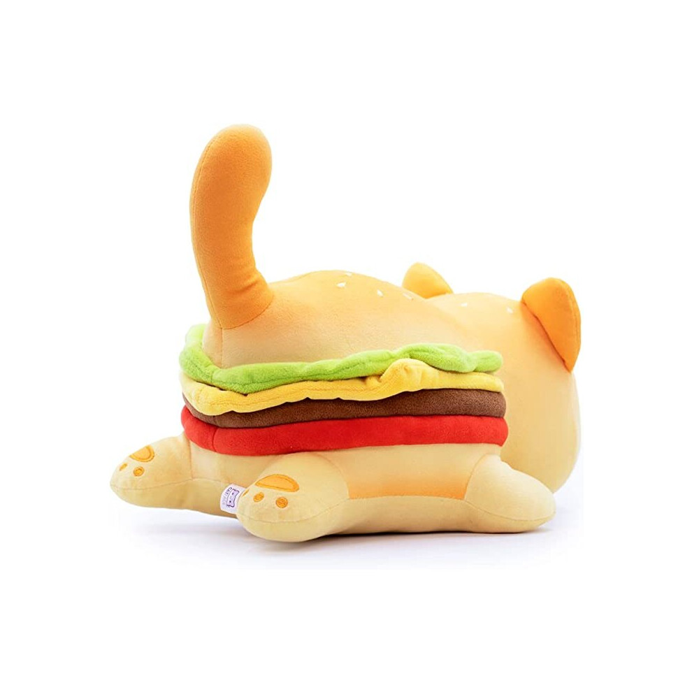 Aphmau MeeMeows Cat Cheese Burger Plush Toys Cute Cat Stuffed Animal Plush Pillow