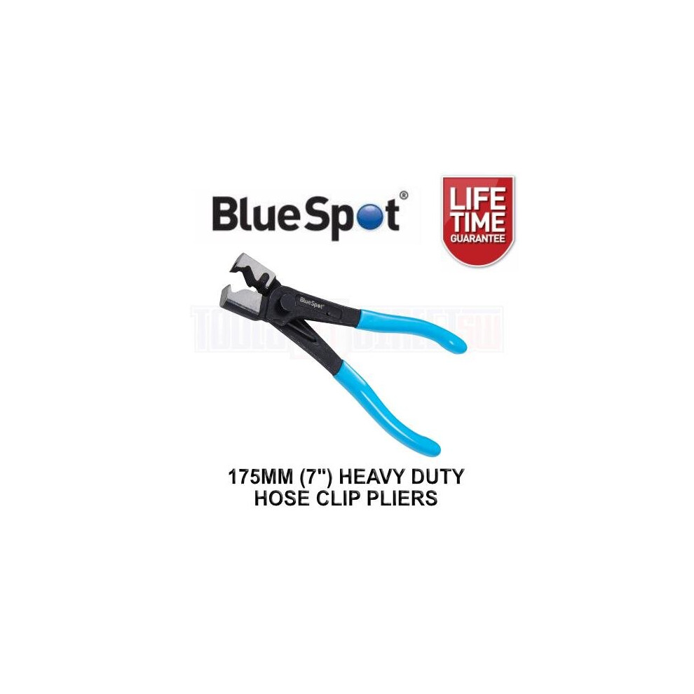 BlueSpot 175mm Heavy Duty Spring Hose Clip Pliers Fitting Removal Tool 7" 07969