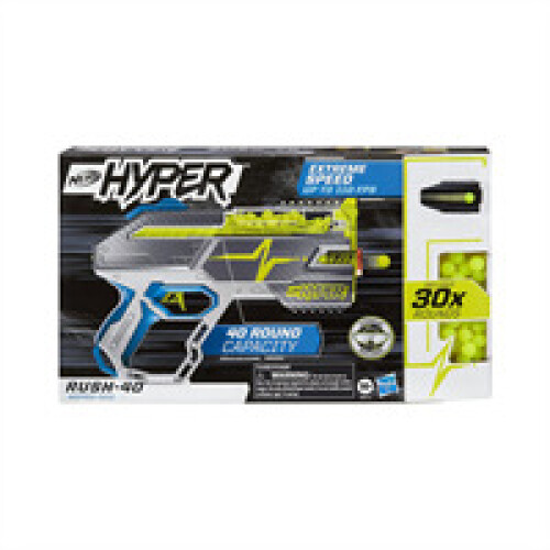 Nerf Nerf Hyper Rush 40 Pump Action Blaster & 30 Nerf Hyper Rounds Toy Gun 2