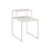 URBN Living (Solid White) Wood and Metal Sofa Side End Coffee Table 2 Tier 1