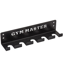 (5 Bar Storage Rack) GYM MASTER Vertical Wall Mounted Olympic 2" Barbell Storage Hanging Rack