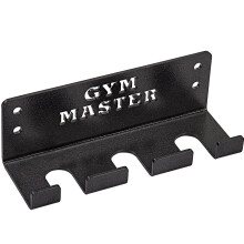 (3 Bar Storage Rack) GYM MASTER Vertical Wall Mounted Olympic 2" Barbell Storage Hanging Rack