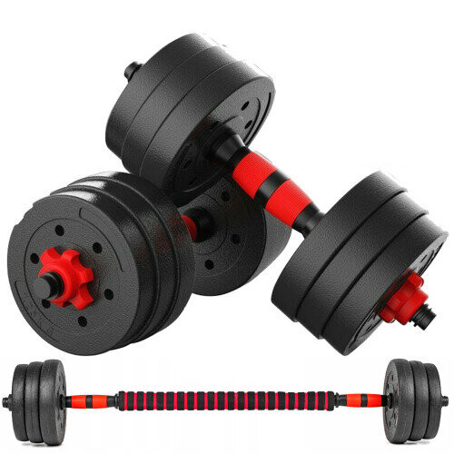 (30KG) Dumbbell Barbell Weight Set