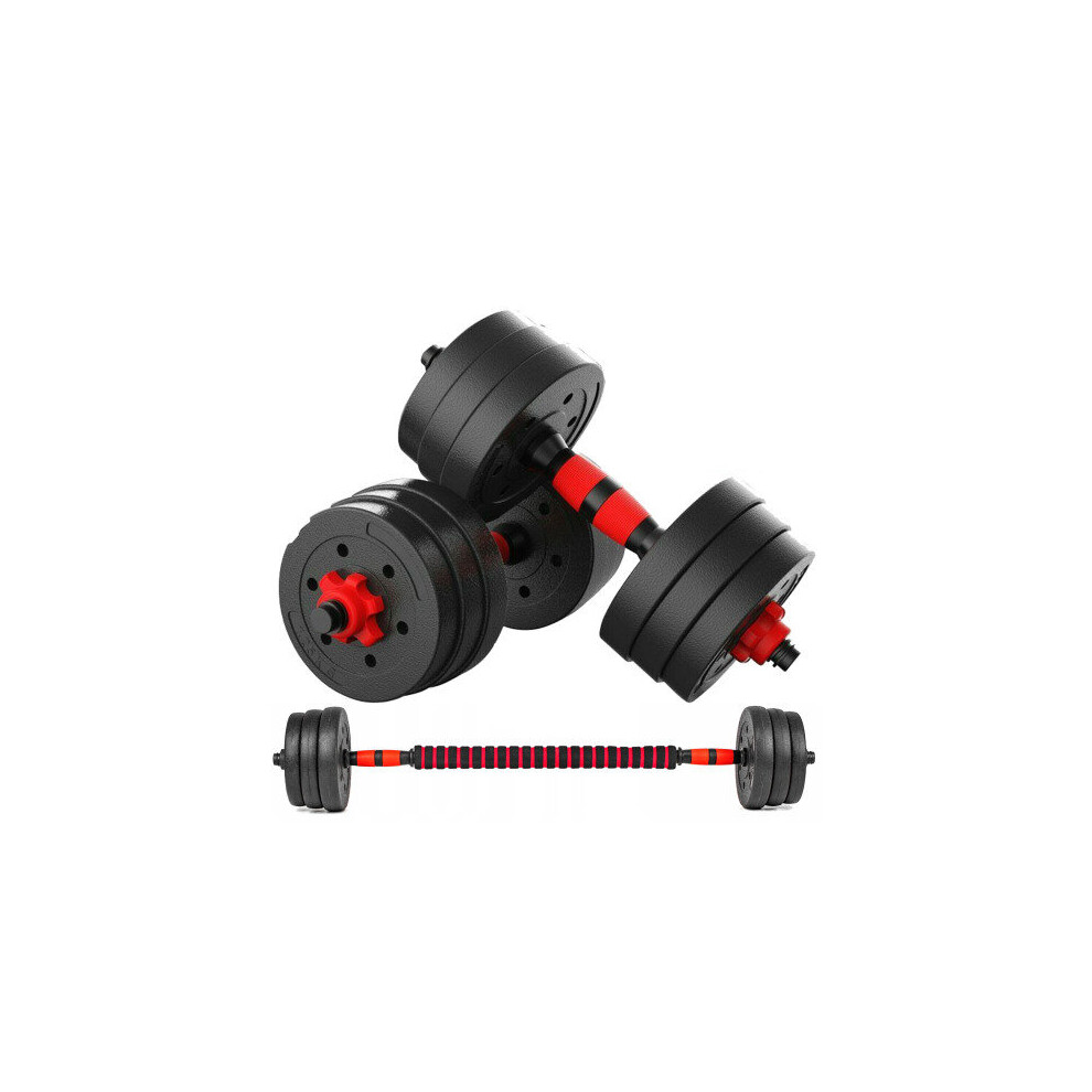 Fk Sports (30Kg) Dumbbell Barbell Weight Set
