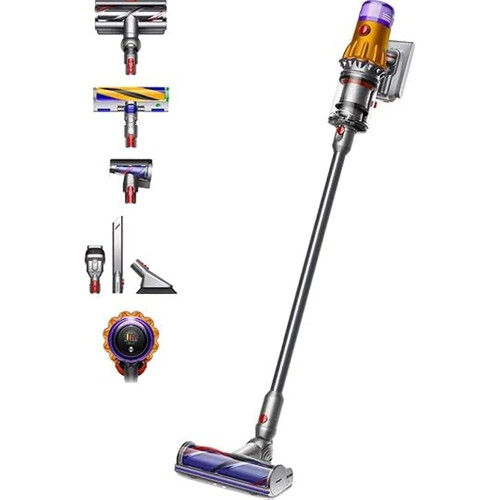 Refurbished Dyson Dyson (Yellow & Nickel DysonV12, V12 Detect Slim Absolute Vacuum