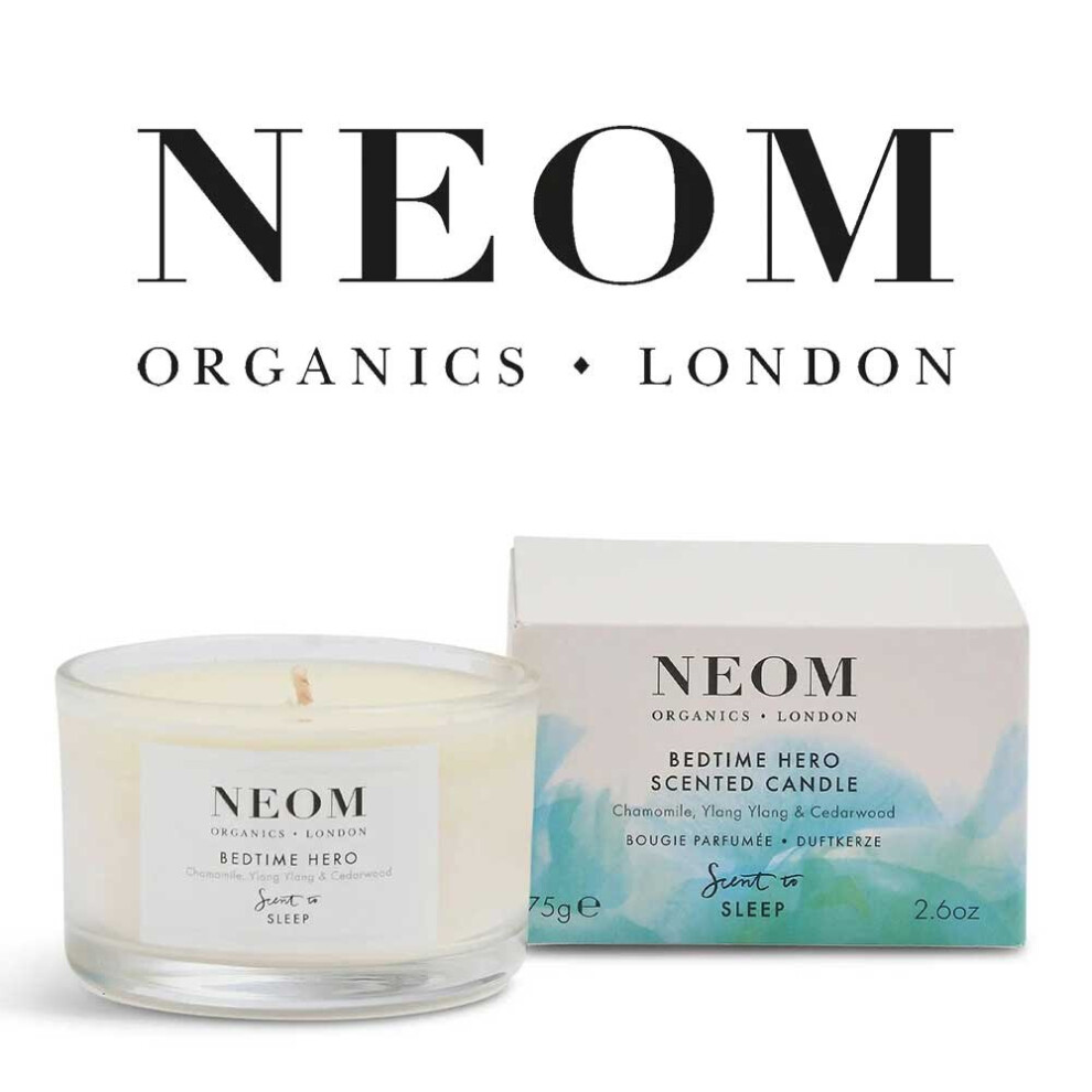 NEOM Bedtime Hero Travel Candle 75g