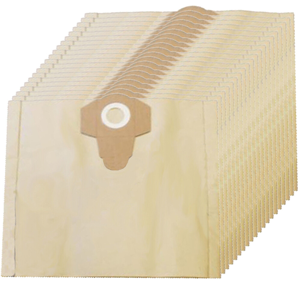 20 x Dust Bags for Clarke, Draper 30L Wet & Dry Series Vacuum VB182