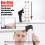 One Button Retraction 3.8M Portable Aluminium Telescopic Ladder Steps 5