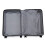 (Black, 24 inch) 20/24/28In Multi Texture Hard Shell PP Suitcase Set 2