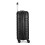 (Black, 20 inch) 20/24/28In Multi Texture Hard Shell PP Suitcase Set 4