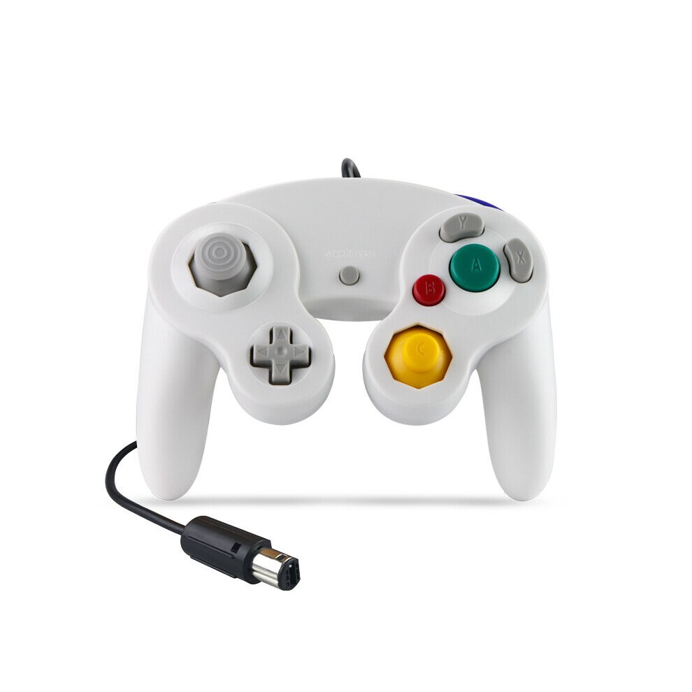 (White) Wired Controller For Nintendo Gamecube,Gcn,Wii White 6921889176225