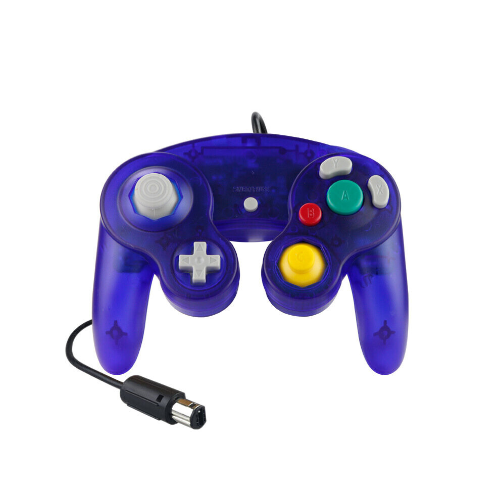 (Crystal ) Wired Controller For Nintendo Gamecube,Gcn,Wii Blue 6921889176331