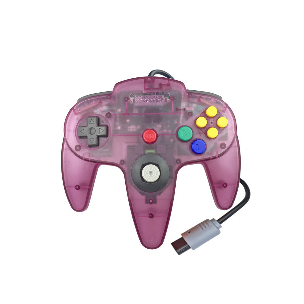 (Crystal ) Wired Controller Compatible For Nintendo 64,N64 Purple 6921889176553