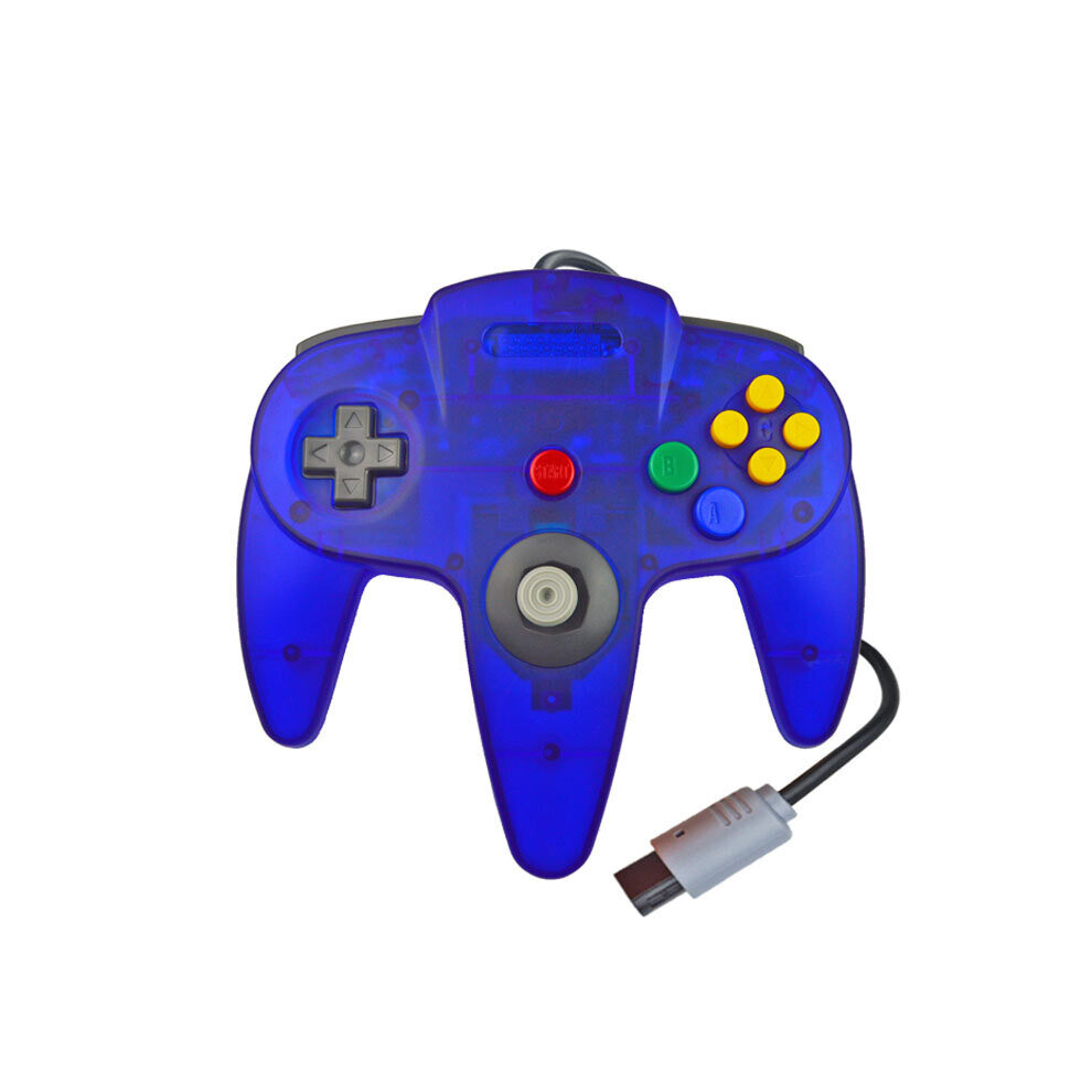 (Crystal ) Wired Controller Compatible For Nintendo 64,N64 Blue 6921889176546