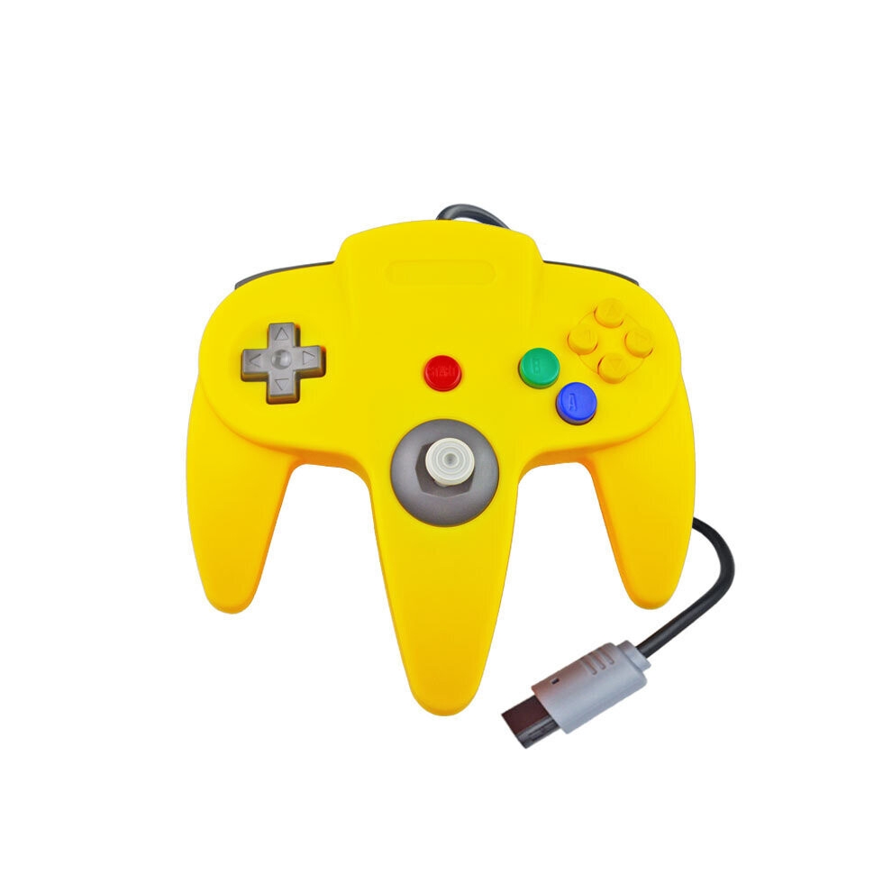 (Yellow) Wired Controller Compatible For Nintendo 64,N64 Yellow 6921889176478