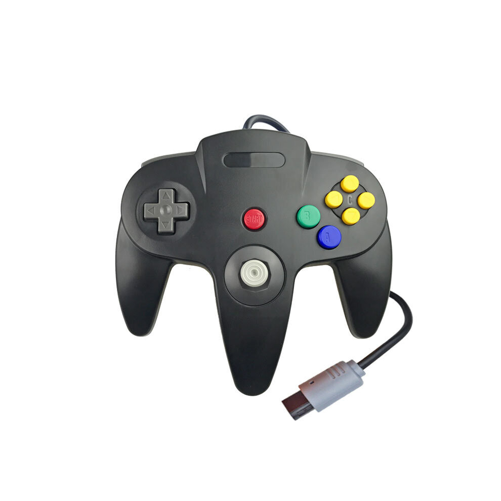 (Black) Wired Controller Compatible For Nintendo 64,N64 Black 6921889176430