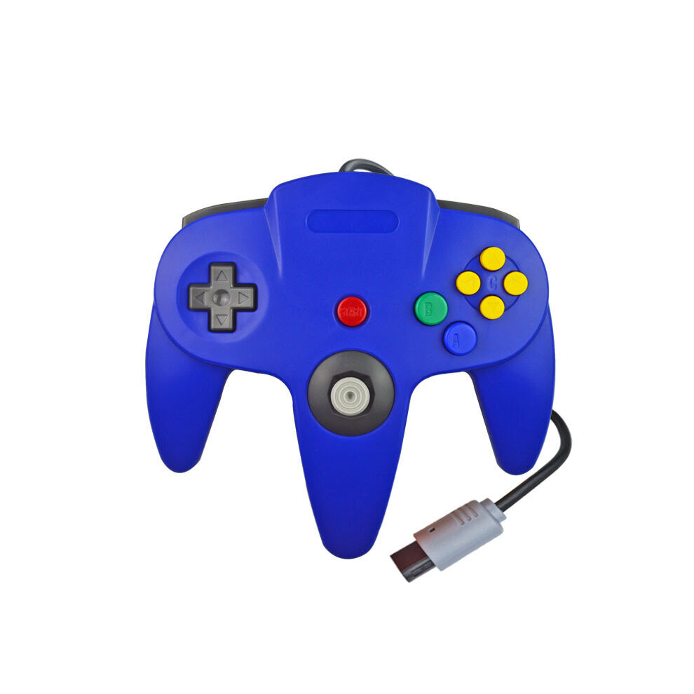 (Blue) Wired Controller Compatible For Nintendo 64,N64 Blue 6921889176485