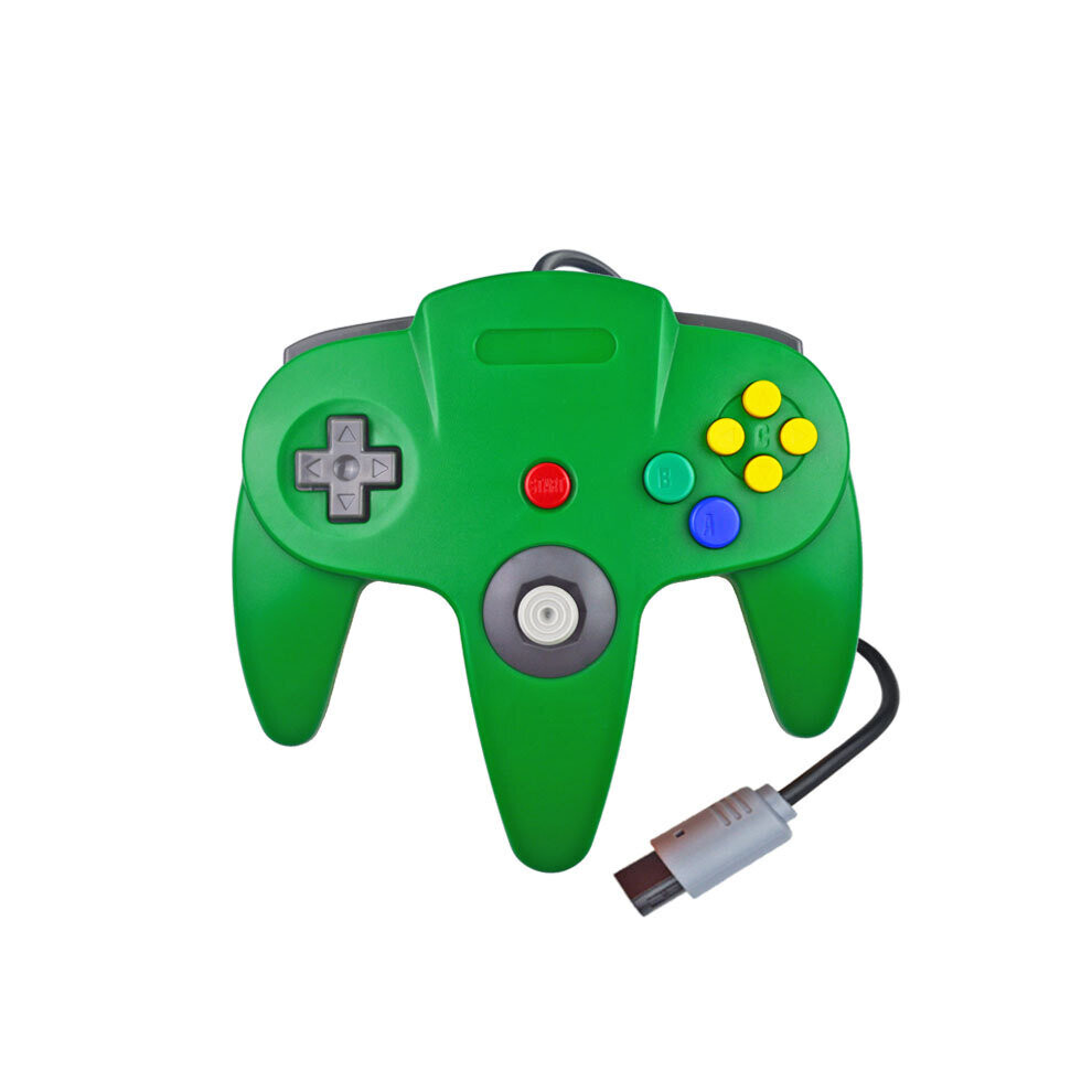 (Green) Wired Controller Compatible For Nintendo 64,N64 Green 6921889176492