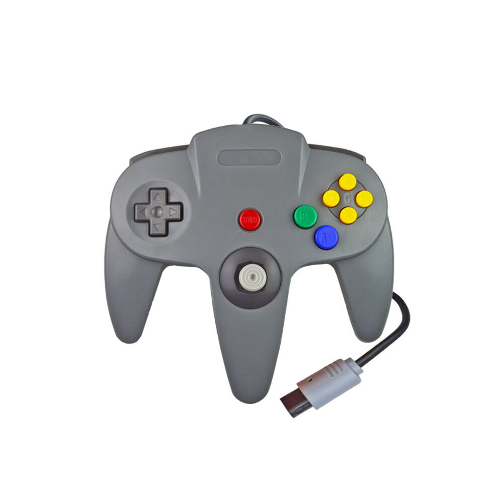 (Gray) Wired Controller Compatible For Nintendo 64,N64 Gray 6921889176454