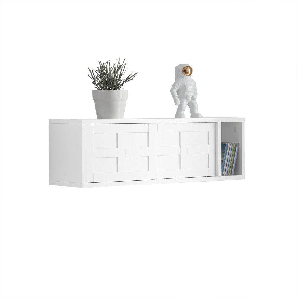 SoBuy FHK18-W, Wall Cabinet Cupboard Wall Shelf Rack Wall Storage