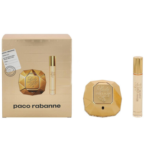 Paco Rabanne Lady Million Eau De Parfum Spray 80ml Set 2 Pieces 2019