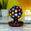 (Black) Global Gizmos 6" Rotating Disco Ball / Kids Disco Light 1