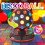 (Black) Global Gizmos 6" Rotating Disco Ball / Kids Disco Light 7