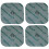 TENS Electrode Pads for Compex Machines 5cm x 5cm - Pack of 4 Square 1