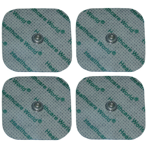 TENS Electrode Pads for Compex Machines 5cm x 5cm - Pack of 4 Square