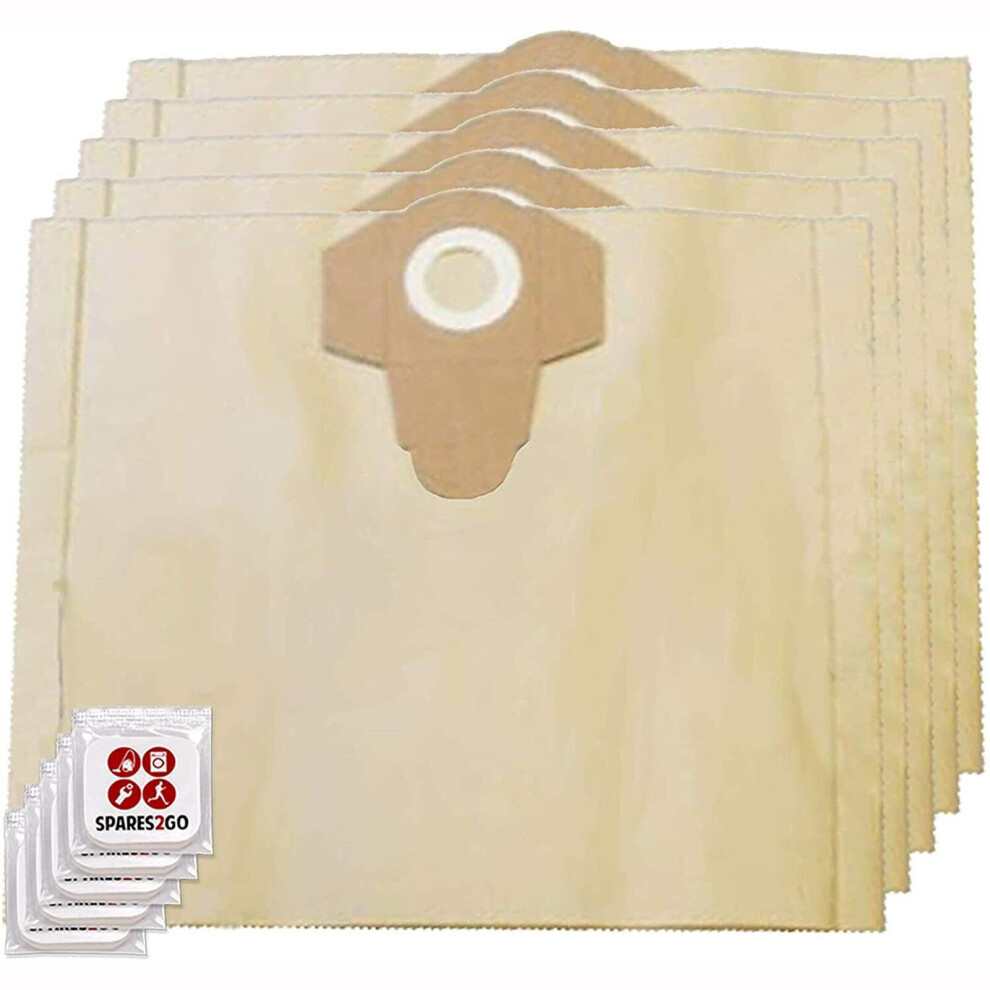 5 x Dust Bags for Clarke Vac King CVAC25SS CVAC30P Vacuum 30L (Pack of 5 + Fresheners)