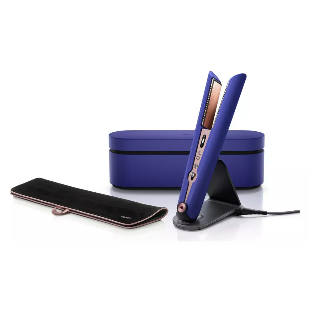 Dyson Corrale Hair Straightener with Gift Case - Vinca Blue & Rose
