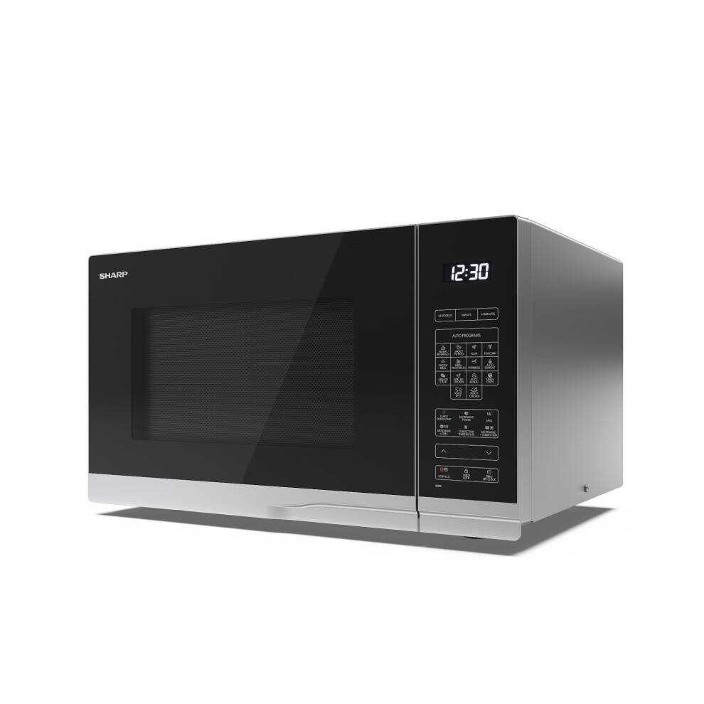 Sharp Yc-Pc322au-S 32L 1000W Microwave Oven With Grill And Convection - Silver
