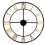 AAMEN Black & Gold Wall Clock, Extra Large Roman Numerals Wall Clock 2