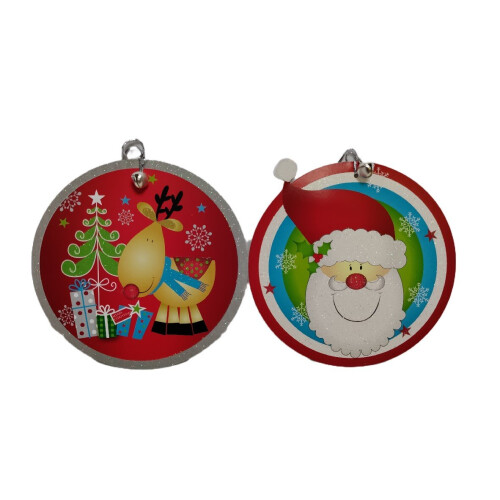 6 Large Christmas Gift Tags Gift Tag With Jingle Bell 14cm Tags 1
