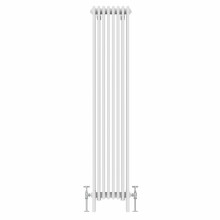 (1800x380mm, White) NRG Traditional Cast Iron Style Style Radiator Four Column Designer Bathroom Radiators