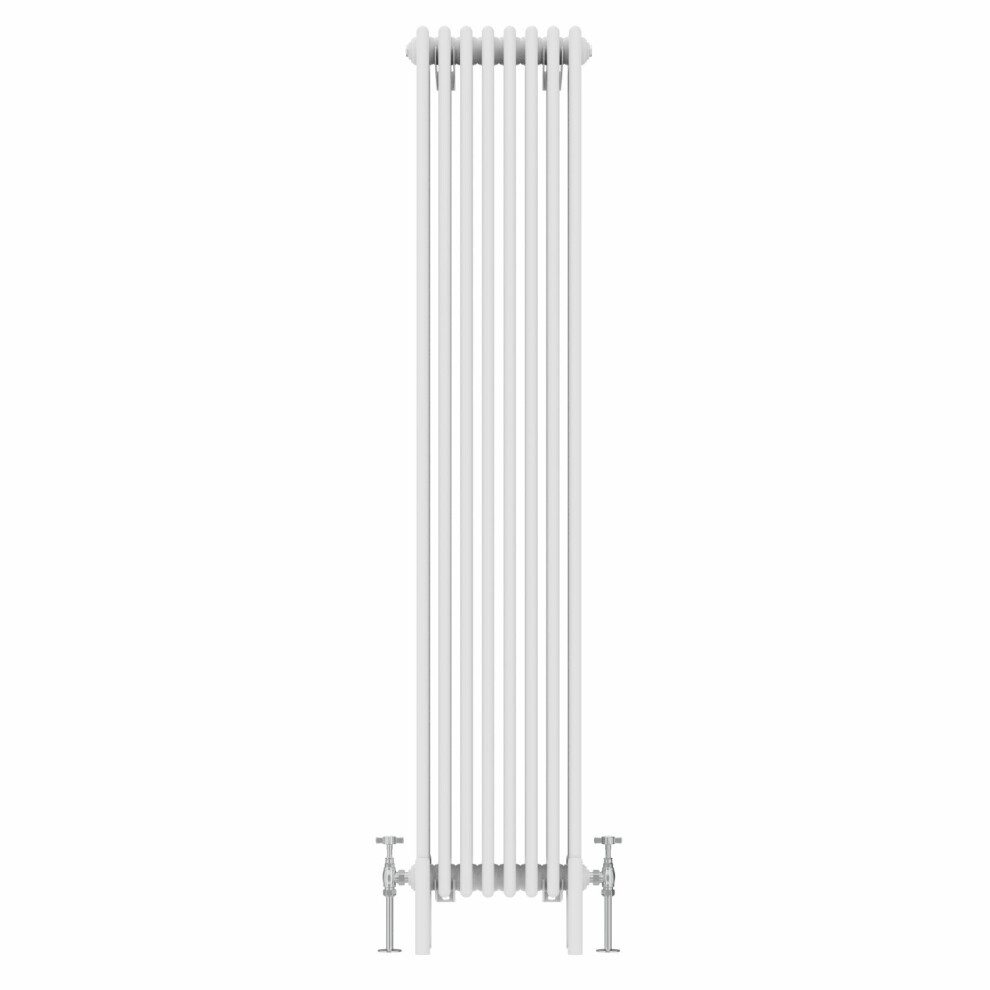 Nrg (1800X380mm, ) Traditional Cast Iron Style Style Radiator Four Column Designer Bathroom Radiators White