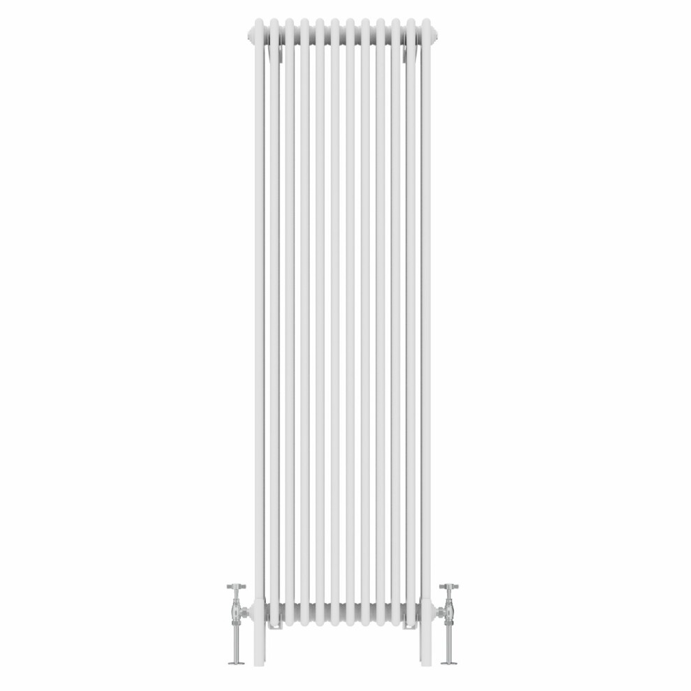 (1800x560mm, White) NRG Traditional Cast Iron Style Style Radiator Four Column Designer Bathroom Radiators