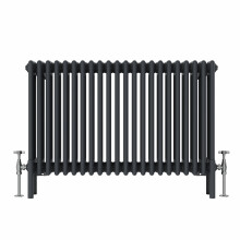 (600x1010mm, Anthracite) NRG Traditional Cast Iron Style Style Radiator Four Column Designer Bathroom Radiators