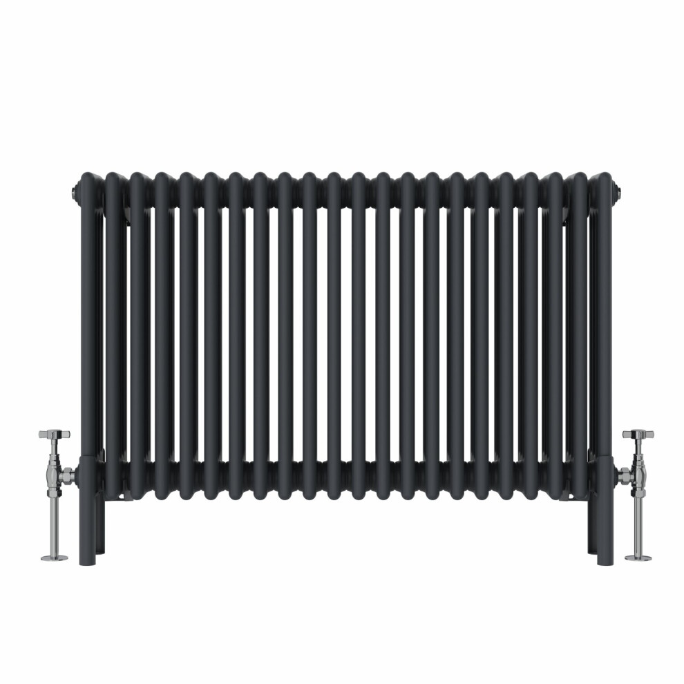 Nrg (600X1010mm, ) Traditional Cast Iron Style Style Radiator Four Column Designer Bathroom Radiators Anthracite