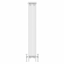 (1800x290mm, White) NRG Traditional Cast Iron Style Style Radiator Four Column Designer Bathroom Radiators
