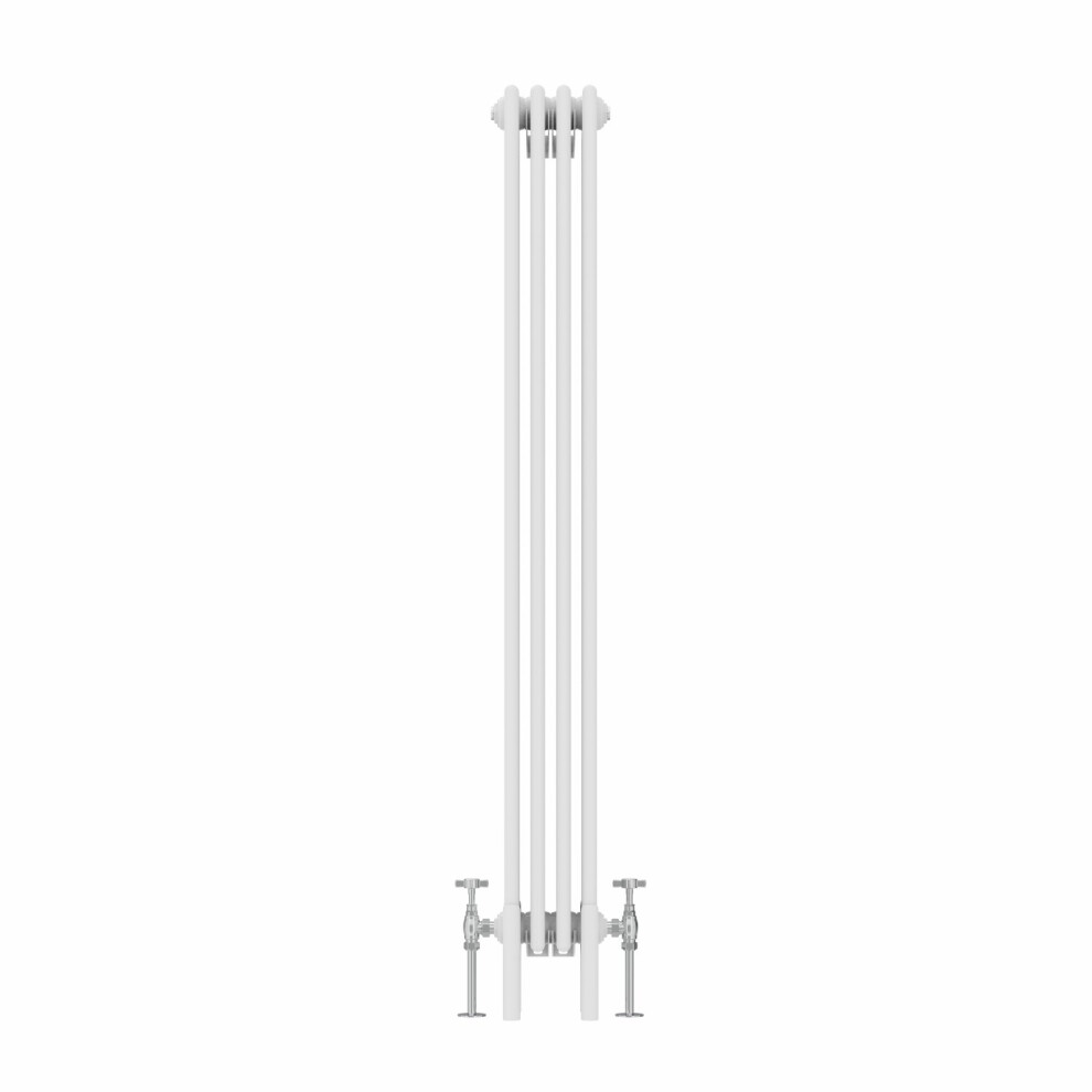 Nrg (1500X200mm, ) Traditional Cast Iron Style Style Radiator Four Column Designer Bathroom Radiators White
