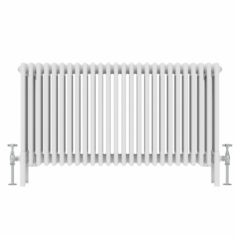 Nrg (600X1190mm, White) Traditional Cast Iron Style Style Radiator Four Column Designer Bathroom Radiators