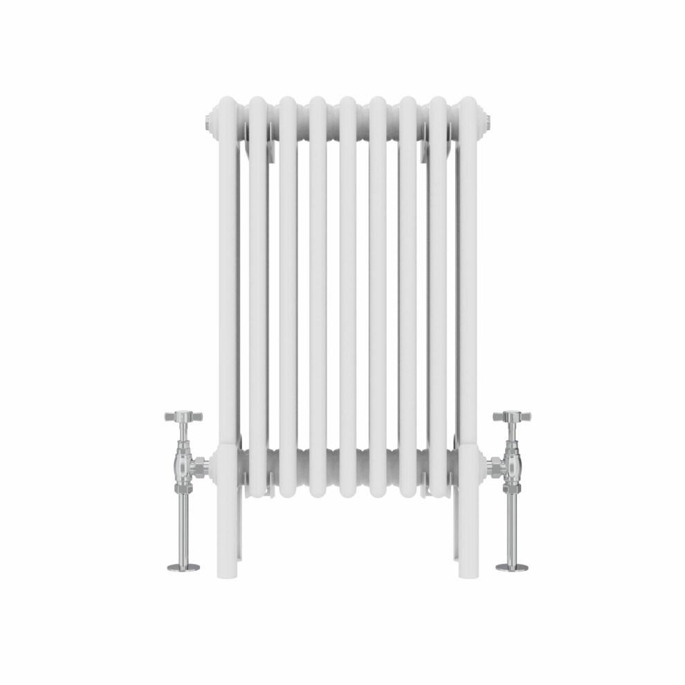 (600x425mm, White) NRG Traditional Cast Iron Style Style Radiator Four Column Designer Bathroom Radiators