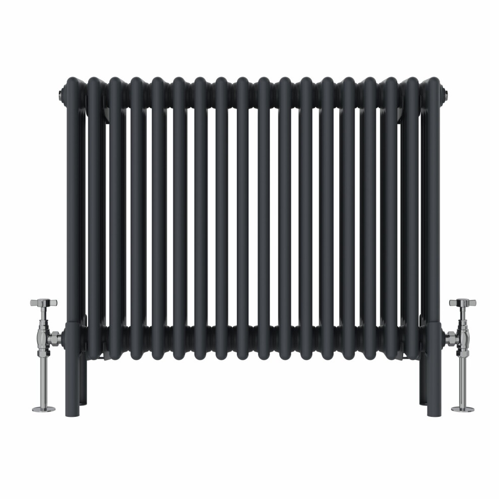 (600x830mm, Anthracite) NRG Traditional Cast Iron Style Style Radiator Four Column Designer Bathroom Radiators