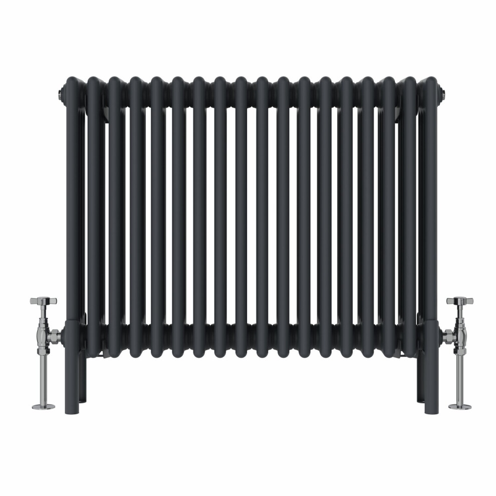 Nrg (600X830mm, Anthracite) Traditional Cast Iron Style Style Radiator Four Column Designer Bathroom Radiators