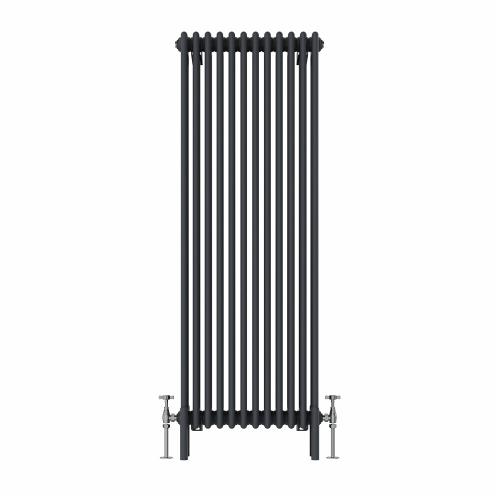 Nrg (1500X560mm, ) Traditional Cast Iron Style Style Radiator Four Column Designer Bathroom Radiators Anthracite