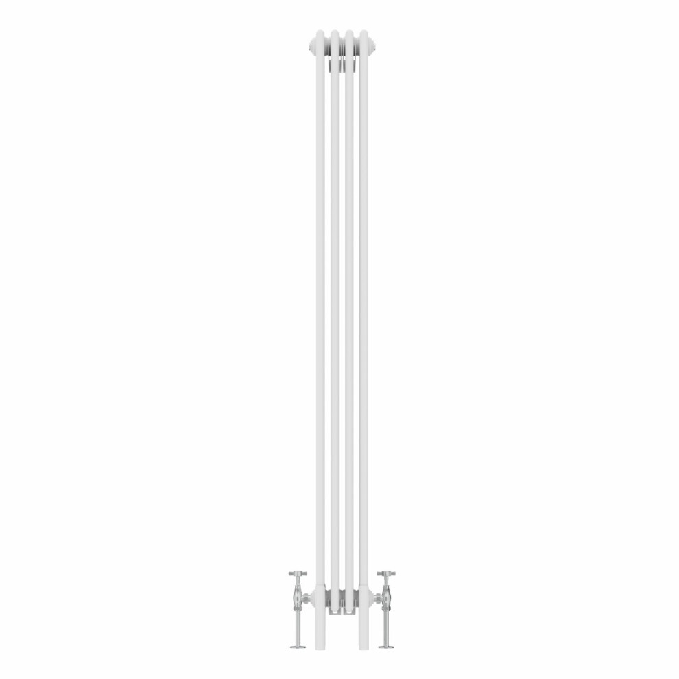 Nrg (1800X200mm, ) Traditional Cast Iron Style Style Radiator Four Column Designer Bathroom Radiators White