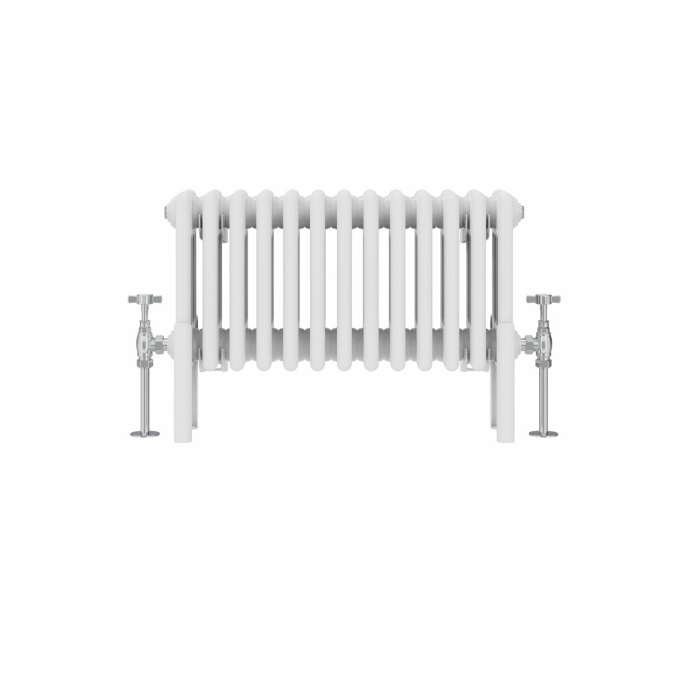 (300x605mm, White) NRG Traditional Cast Iron Style Style Radiator Four Column Designer Bathroom Radiators