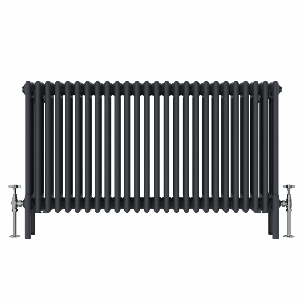 Nrg (600X1190mm, ) Traditional Cast Iron Style Style Radiator Four Column Designer Bathroom Radiators Anthracite