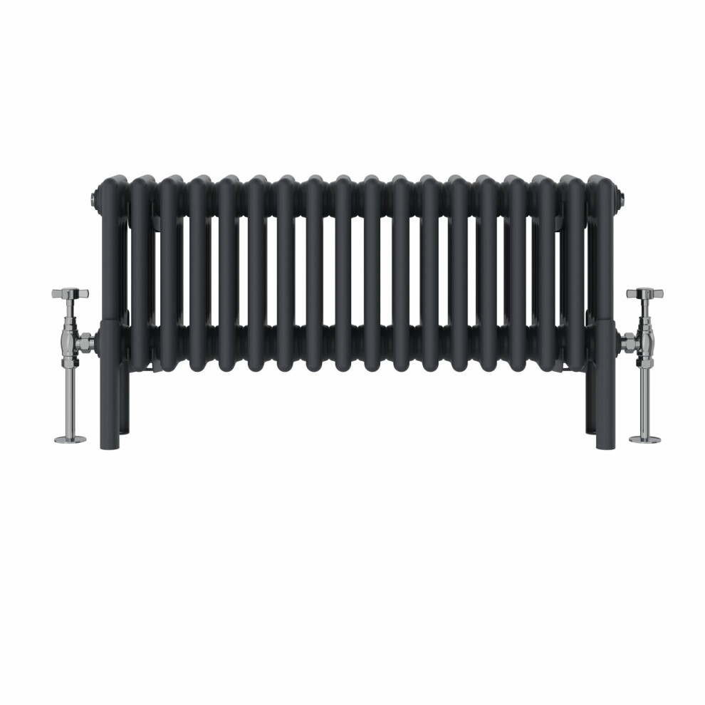 (300x830mm, Anthracite) NRG Traditional Cast Iron Style Style Radiator Four Column Designer Bathroom Radiators